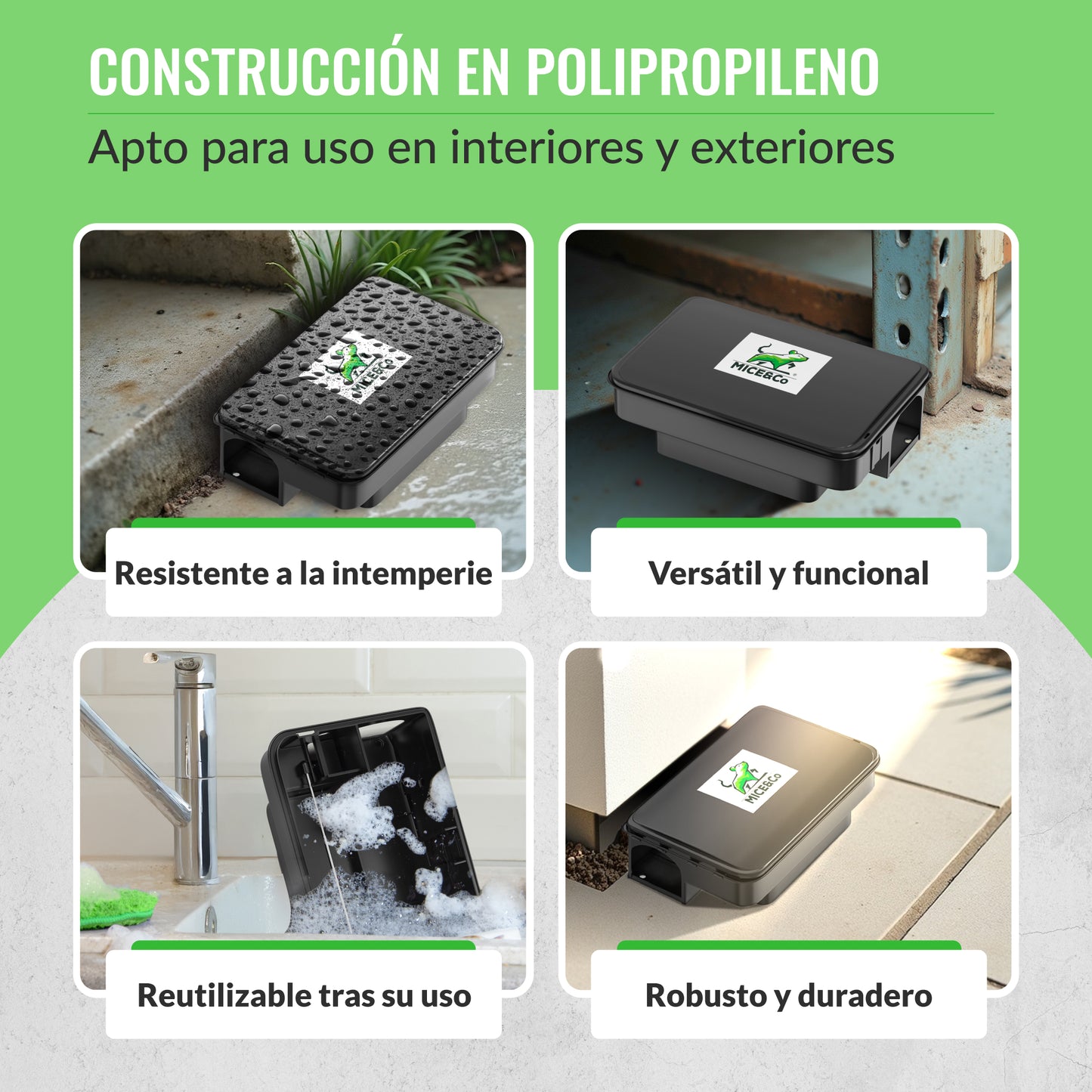 Portacebos para Ratas - Pack 4 Unidades - Mice&Co