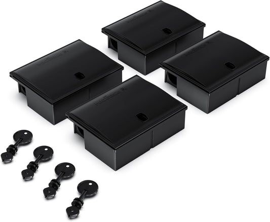 Portacebos para Ratones con Llave - Pack 4 Unidades