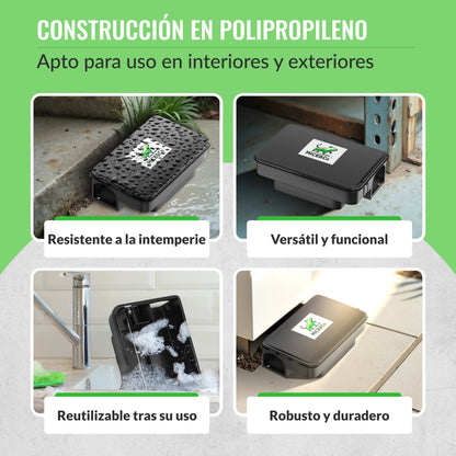 Portacebos para Ratas - Pack 4 Unidades - Mice&Co
