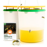 Mice&Co Trampa para Avispas Profesional - Acaba con la Avispa Asiática - Pack 2 Unidades - Mice&Co
