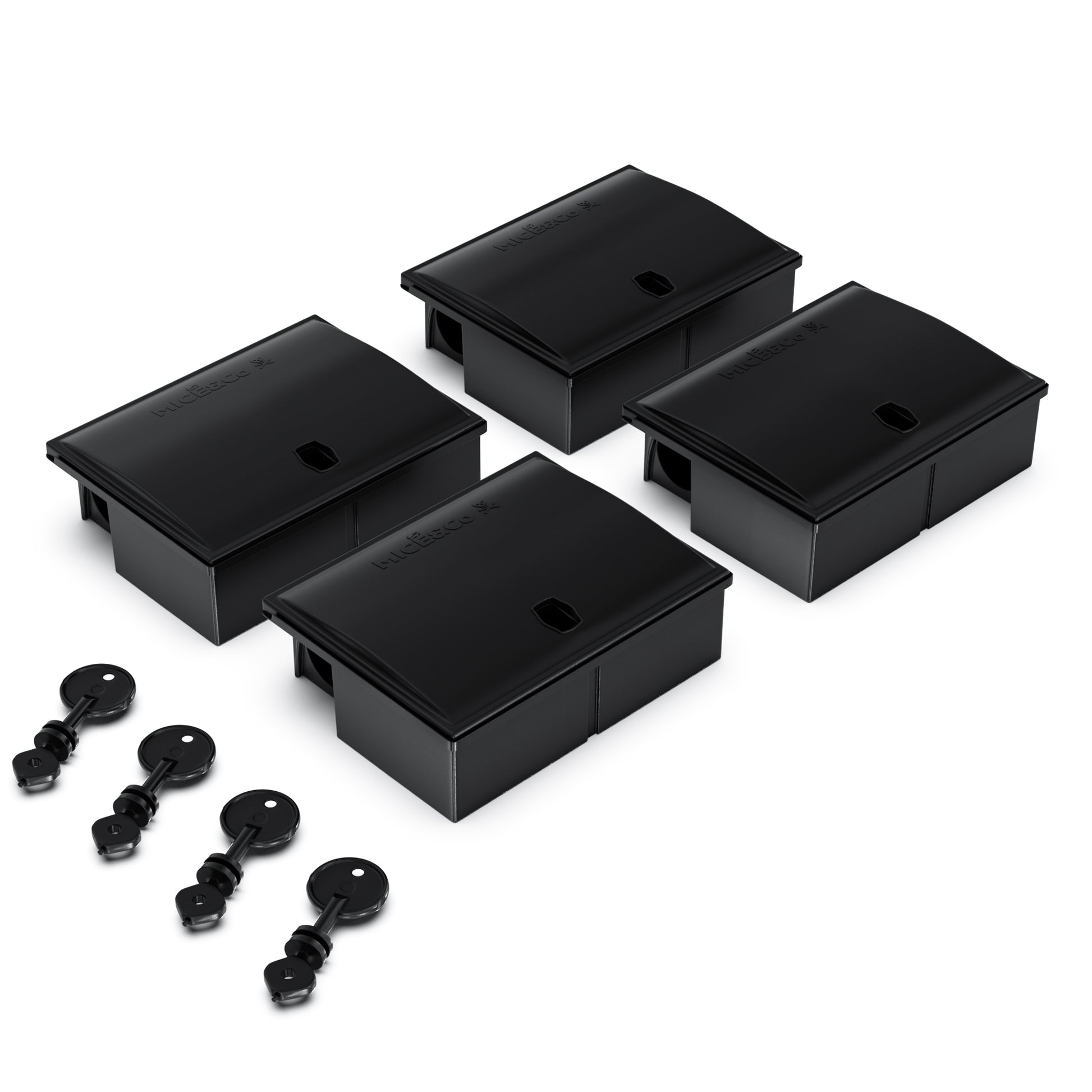Portacebos para Ratones con Llave - Pack 4 Unidades - Mice&Co
