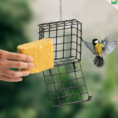 Pasteles de Sebo para Aves Silvestres - Bizcochos de Sebo Naturales para Pájaros Salvajes, 6 unidades - Mice&Co
